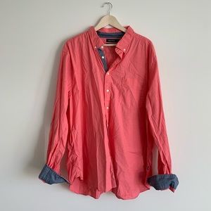 3XL SALMON BUTTON DOWN